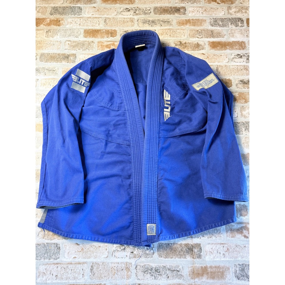 Elite Sports Blue BJJ Gi Jacket Technical Fightwear Martial Arts Size C3
